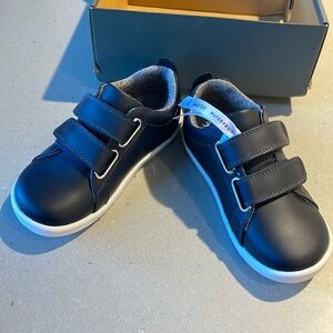 Bobux i-Walk Grass Court Navy Premium Leather Trainers